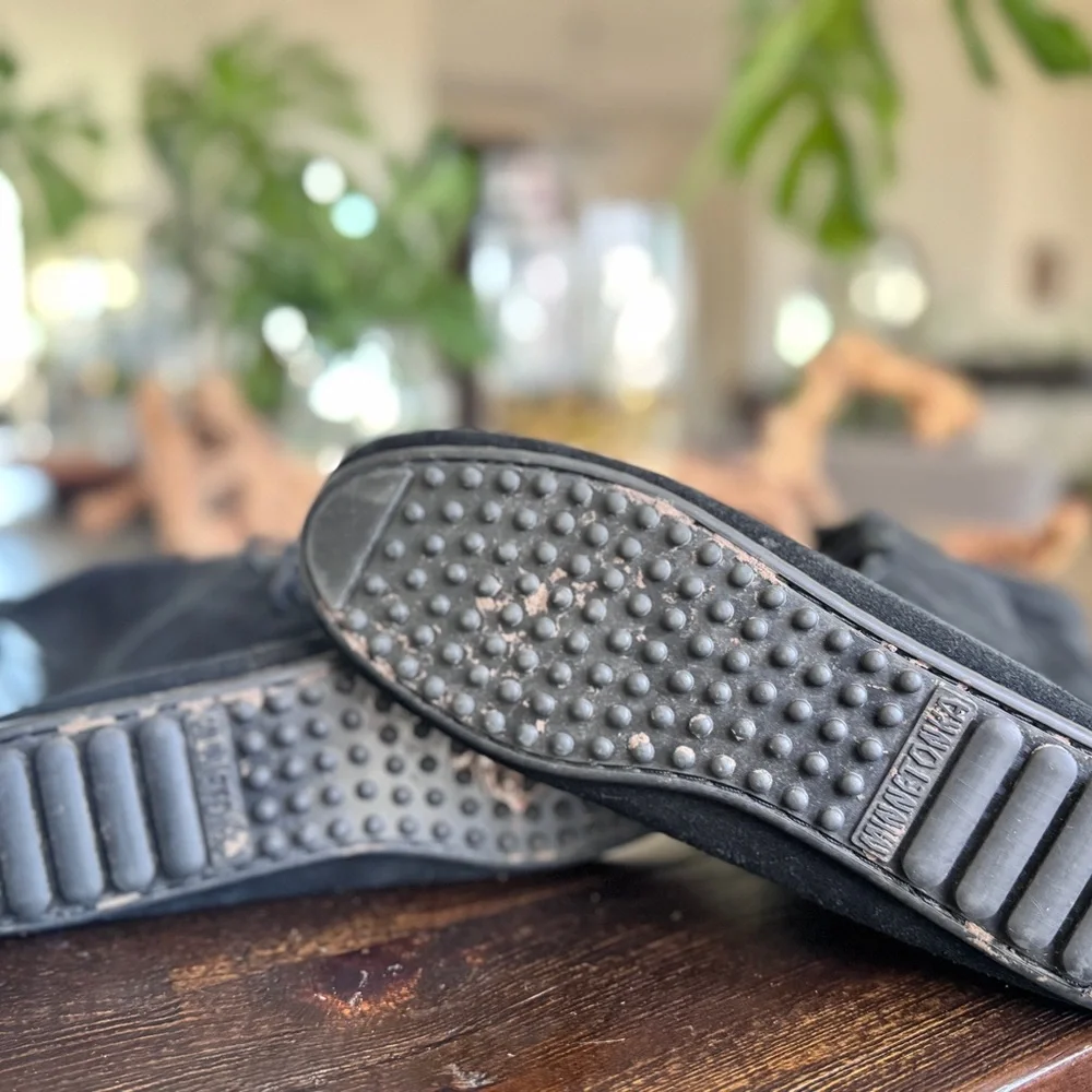 Minnetonka Black Lace-Up Women's Boots - Picture 3 of 5